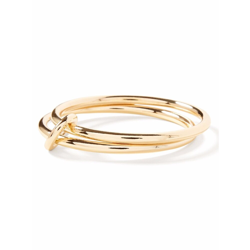 Banana Republic Women's Gold Double Ring Bracelet Equestrian Bracelet NWT 62
